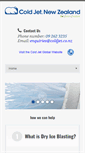 Mobile Screenshot of coldjet.co.nz