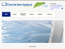 Tablet Screenshot of coldjet.co.nz