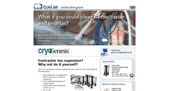 Desktop Screenshot of coldjet.co.uk