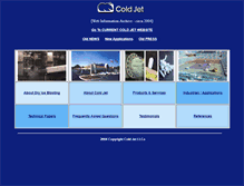 Tablet Screenshot of old.coldjet.com