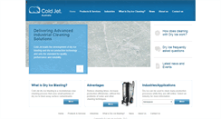 Desktop Screenshot of coldjet.com.au